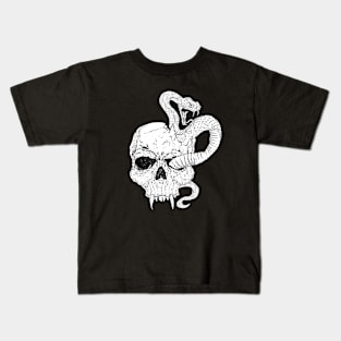 Skull And Snake Kids T-Shirt